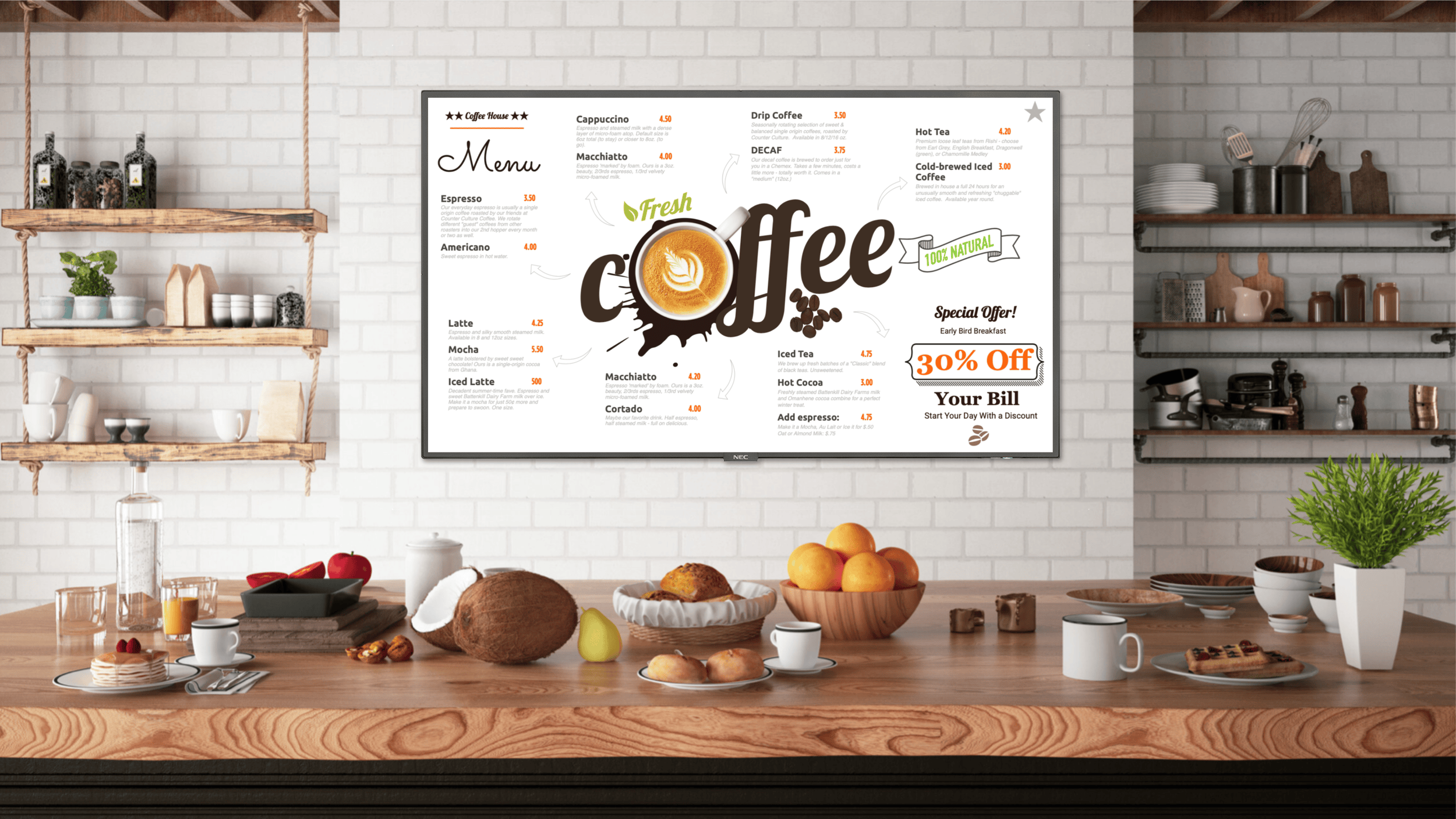 Digital Menu